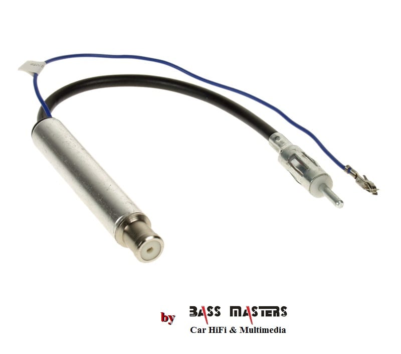Antennenadapter ISO(f)>DIN(m) 12V Phantom