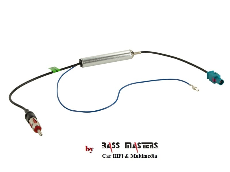 Antennenadapter Fakra(m)>DIN(m) 12V Phantom