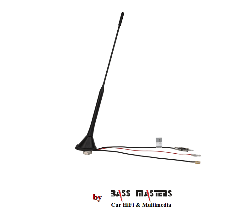 BM 16V Antenne DAB+ AM/FM 72° Stabneigung