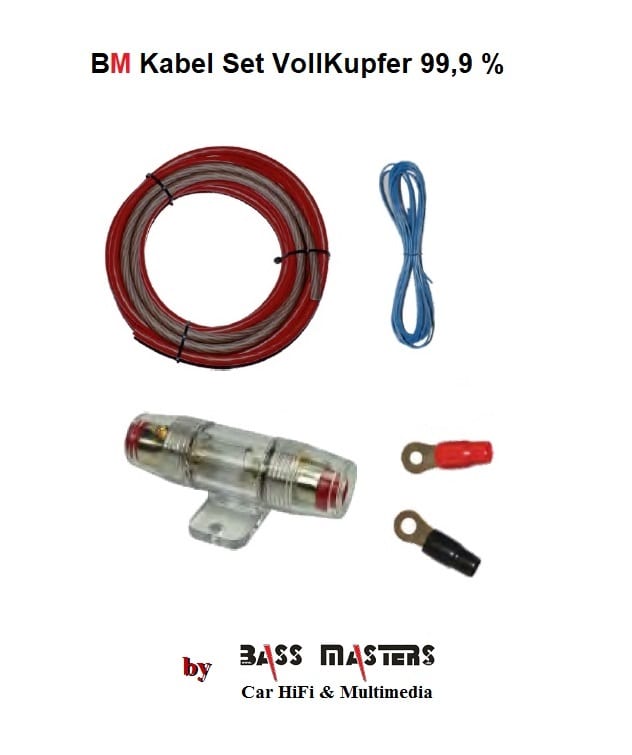BM Kabel Set VollKupfer 99,9 % 10 m²