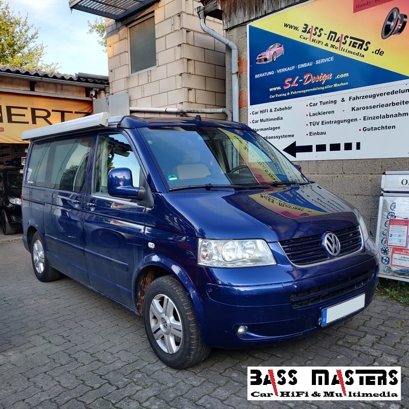 BASS MASTERS SOUNDSYSTEM VW Bus T5 California b
