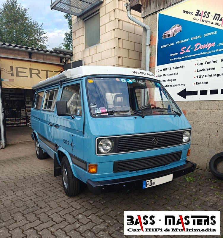 BASS MASTERS Soundsystem VW Bus T3 Westfalia