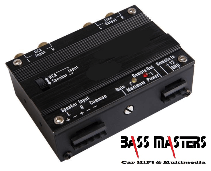BM High-Level Adapter 2-Kanal incl. Vorverstärker