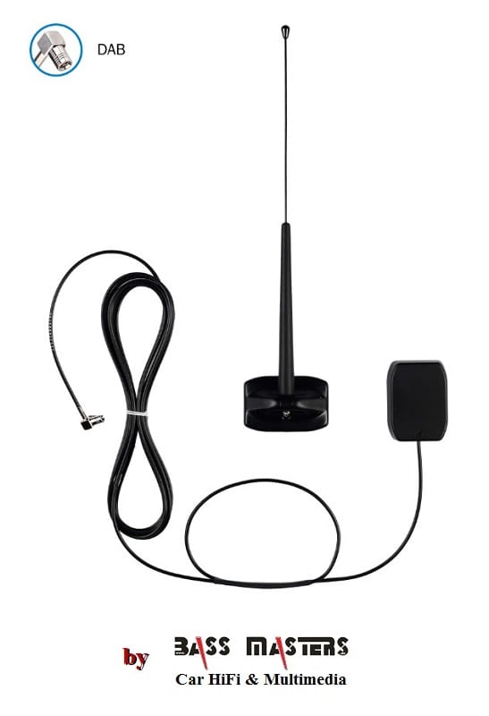 DAB+ Aktivantenne mit SMB Buchse