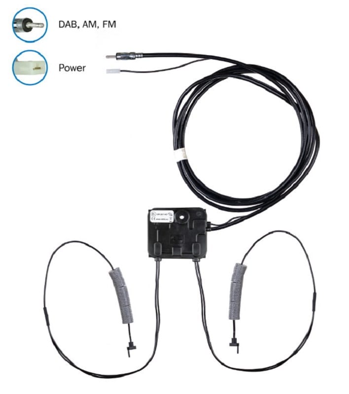 FM Wohnmobilantenne aktiv - FM/DAB+ mit optionalem Splitter