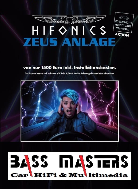 HiFonics Zeus Mega Anlage * incl. Einbau