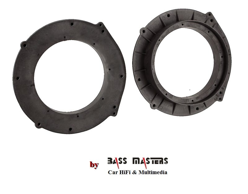 BM Lautsprecherringe Audi A5 Ø200mm > Ø165mm GFK