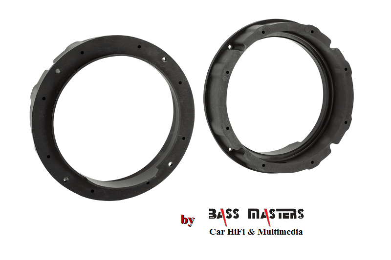 BM Lautsprecherringe Bugatti/Seat/Skoda/VW Ø165mm GFK