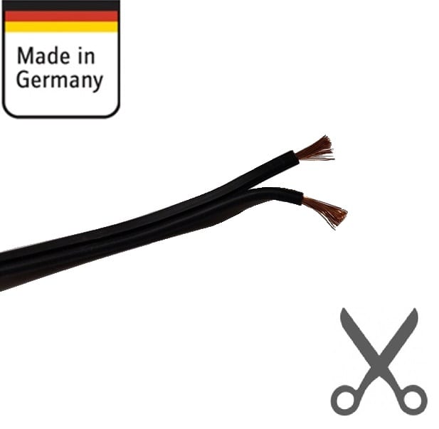 Lautsprecherkabel 1,5mm², Kupfer, "als laufender Meter"