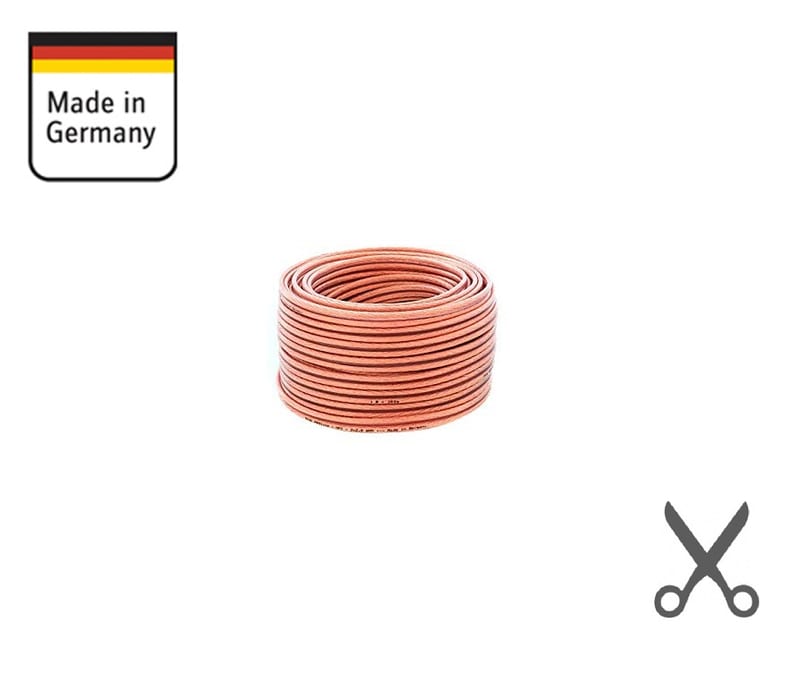 Lautsprecherkabel 6mm², Kupfer, "als laufender Meter"