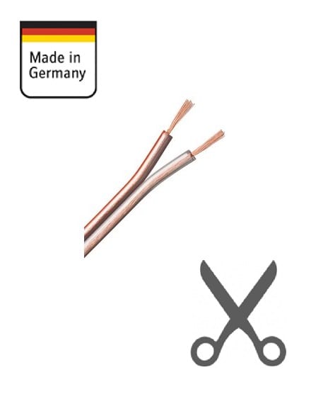 Lautsprecherkabel 0,75mm², Kupfer, "als laufender Meter"