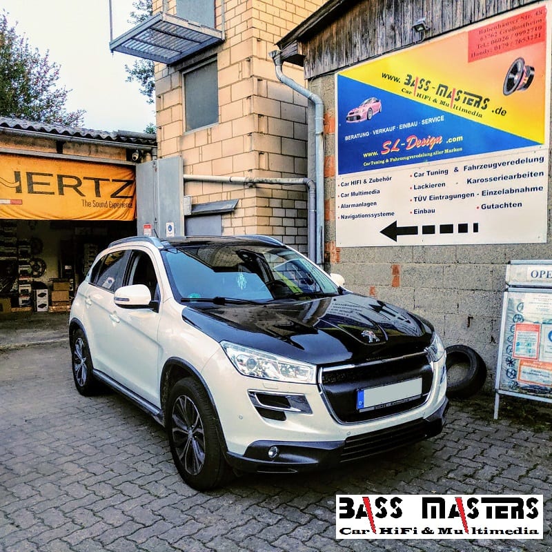 BASS MASTERS Soundsystem Peugeot 4008