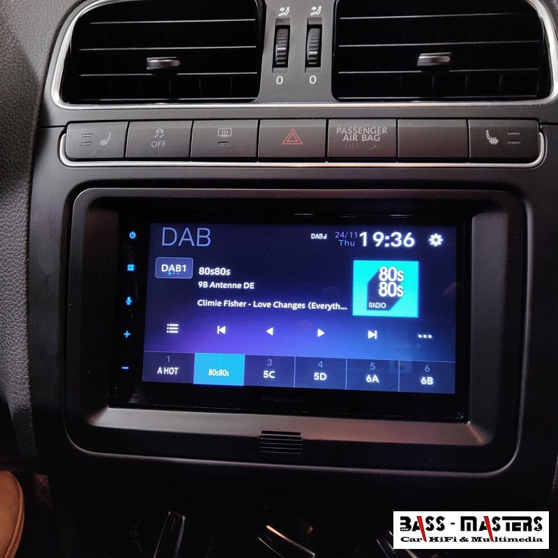 VW Polo 6R - Pioneer SPH - DA360DAB