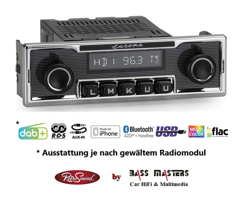 RETROSOUND Displayeinheit " "Europa"