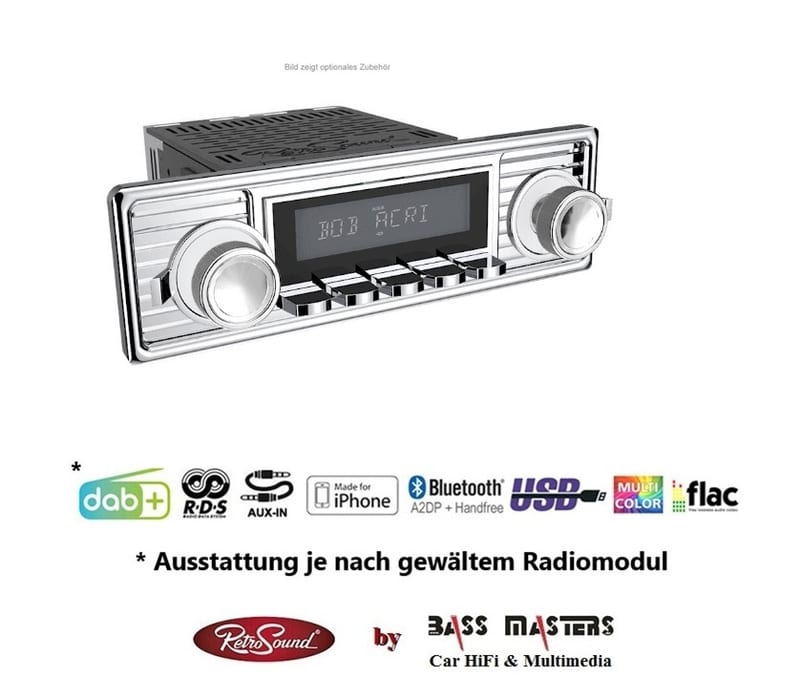 RETROSOUND Displayeinheit "BM Chrom Edition"