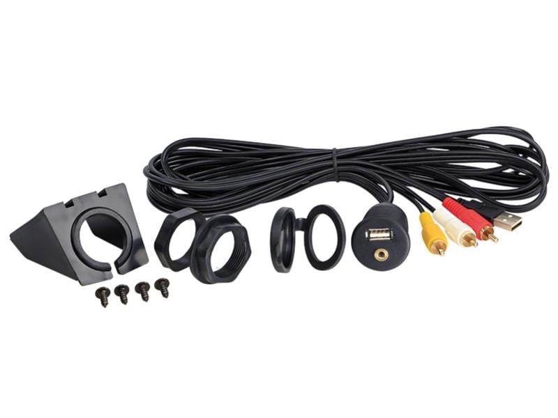 Universal USB Einbau / Aufbau Buchse 3.5mm + USB