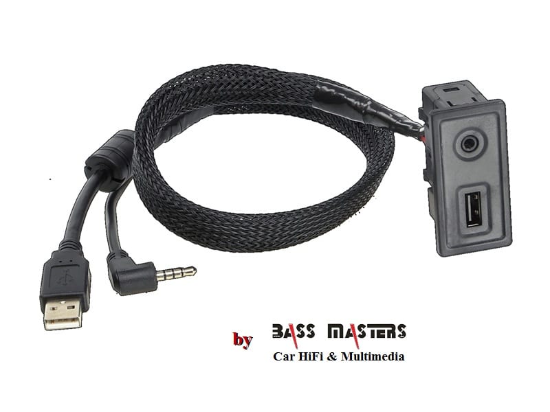 USB/AUX Einbausatz Mercedes Vito/VW Golf VII/T6