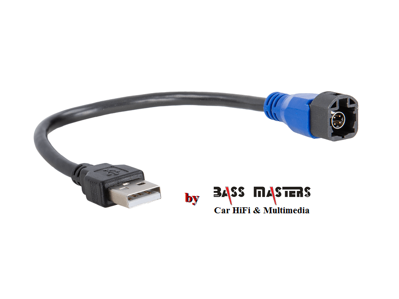 USB Adapter VW diverse Fahrzeuge LVDS blau - USB-A