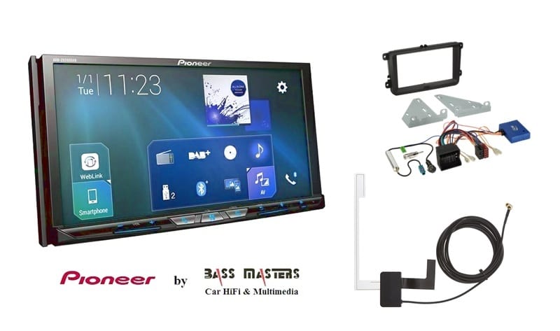 VW Bus T6 Pioneer AVH-Z9200DAB incl. Einbausatz