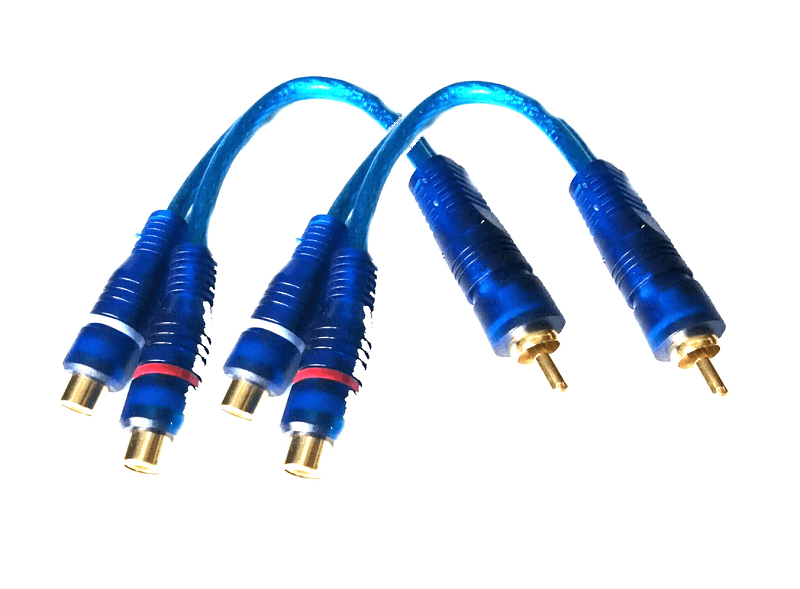 C - Quence Y - Cinchkabel 1 Stecker - 2 Buchse